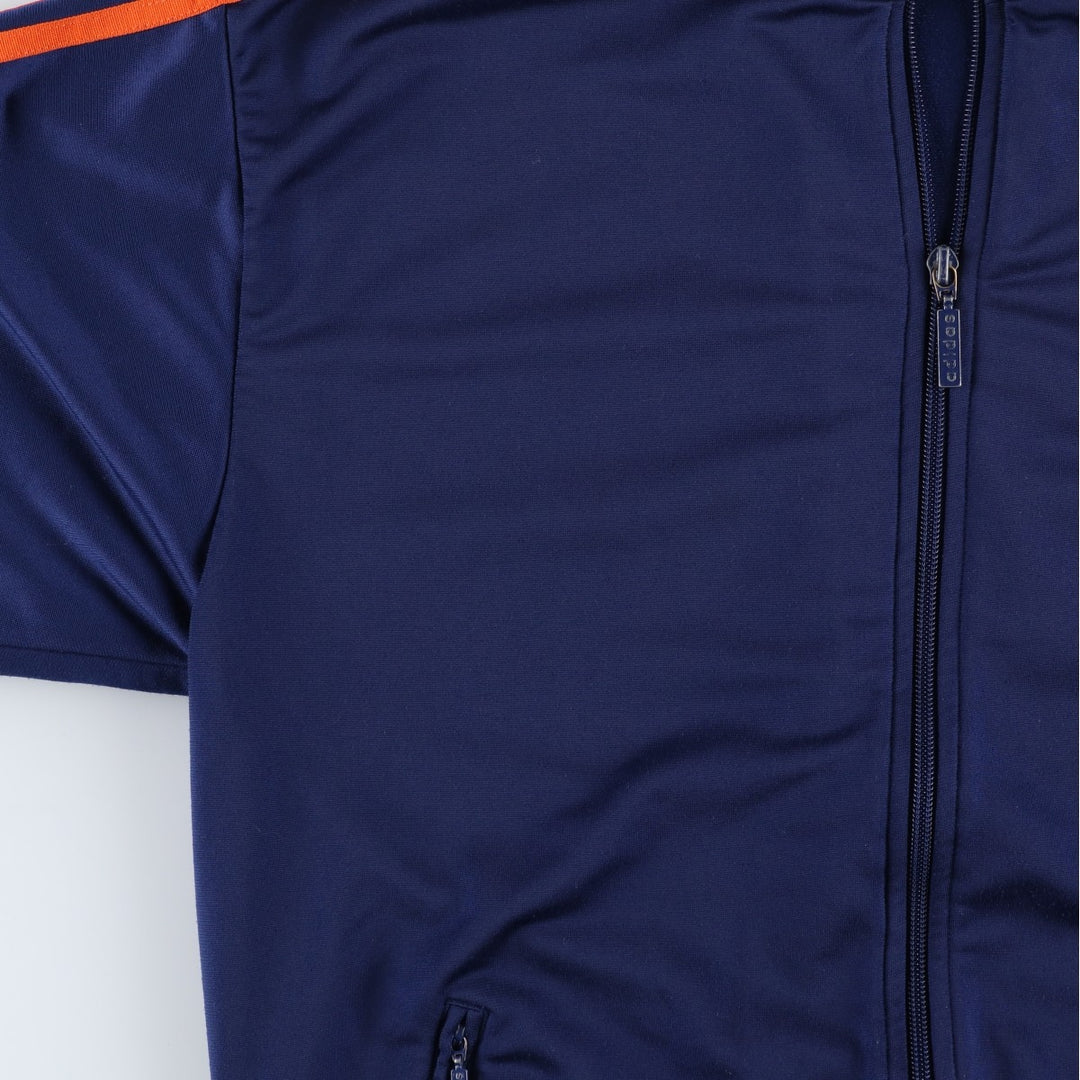 Vintage 1980'S adidas Trefoil logo track jacket, men's size small polyester navy blue type Vintage Second Hand