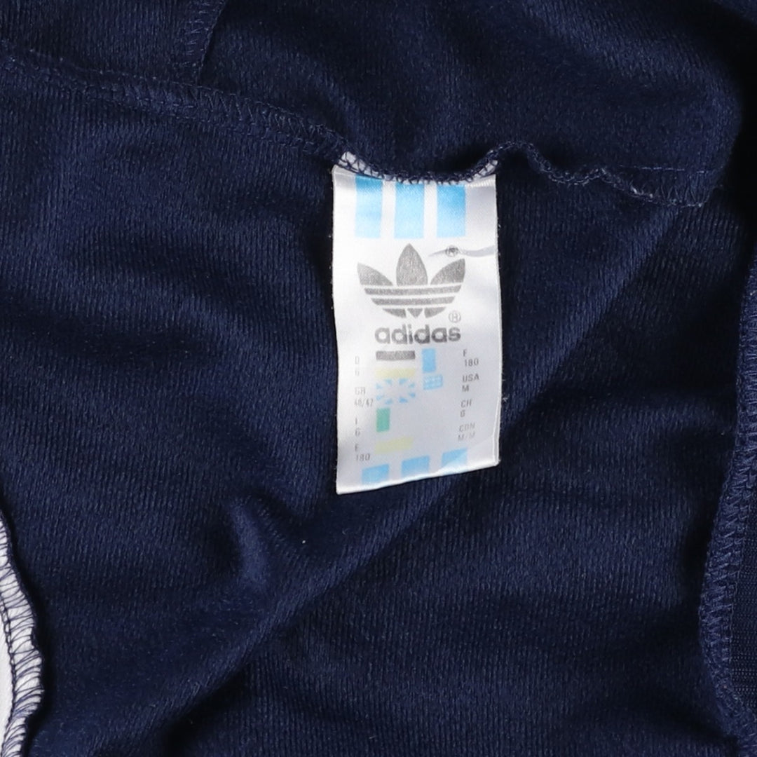 Vintage 1980'S adidas Trefoil logo track jacket, men's size M polyester navy blue type Vintage Second Hand