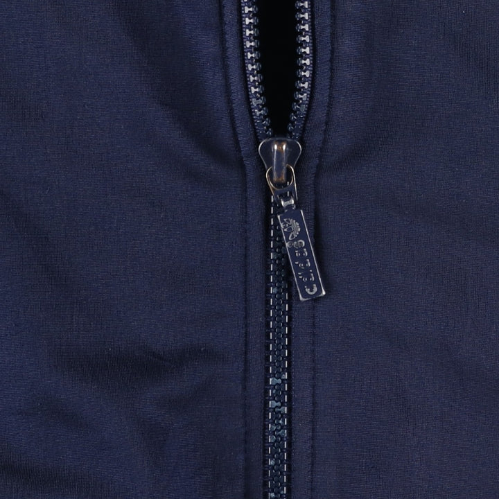 Vintage 1980'S adidas Trefoil logo track jacket, men's size M polyester navy blue type Vintage Second Hand