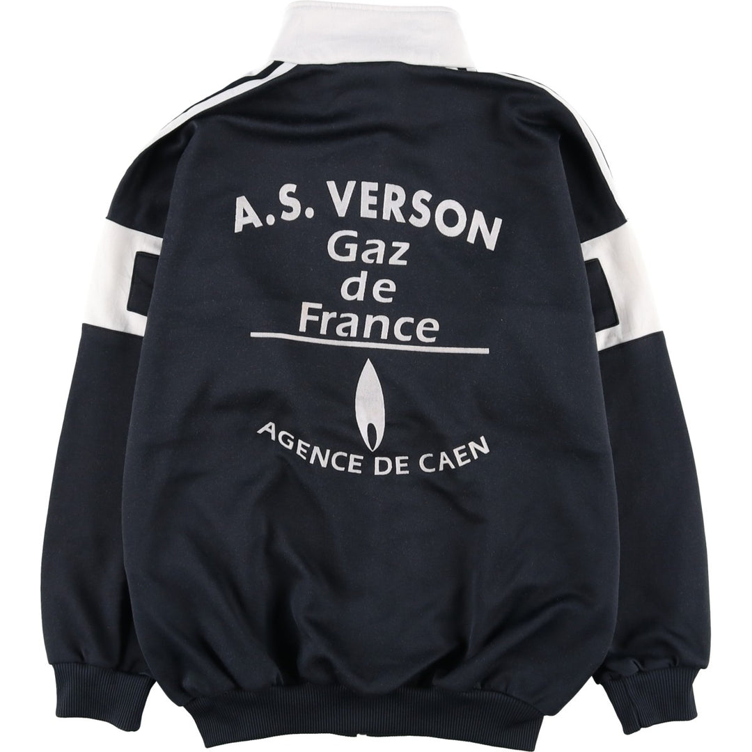 Vintage 1980'S adidas Trefoil logo track jacket, men's size M polyester black type Vintage Second Hand