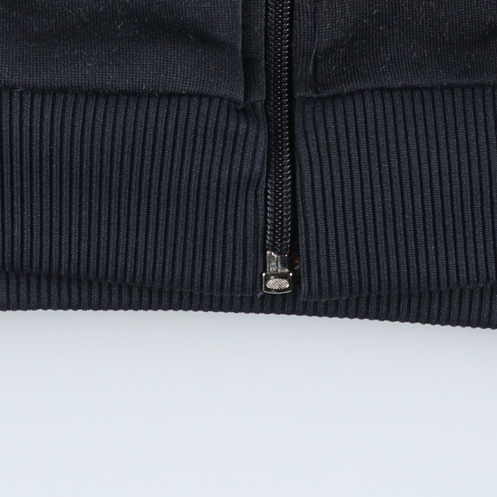 Vintage 1980'S adidas Trefoil logo track jacket, men's size M polyester black type Vintage Second Hand