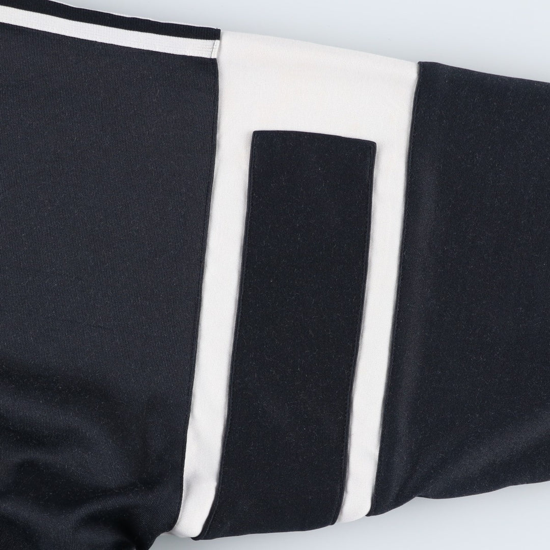 Vintage 1980'S adidas Trefoil logo track jacket, men's size M polyester black type Vintage Second Hand