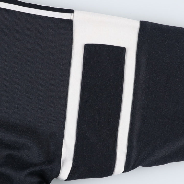 Vintage 1980'S adidas Trefoil logo track jacket, men's size M polyester black type Vintage Second Hand