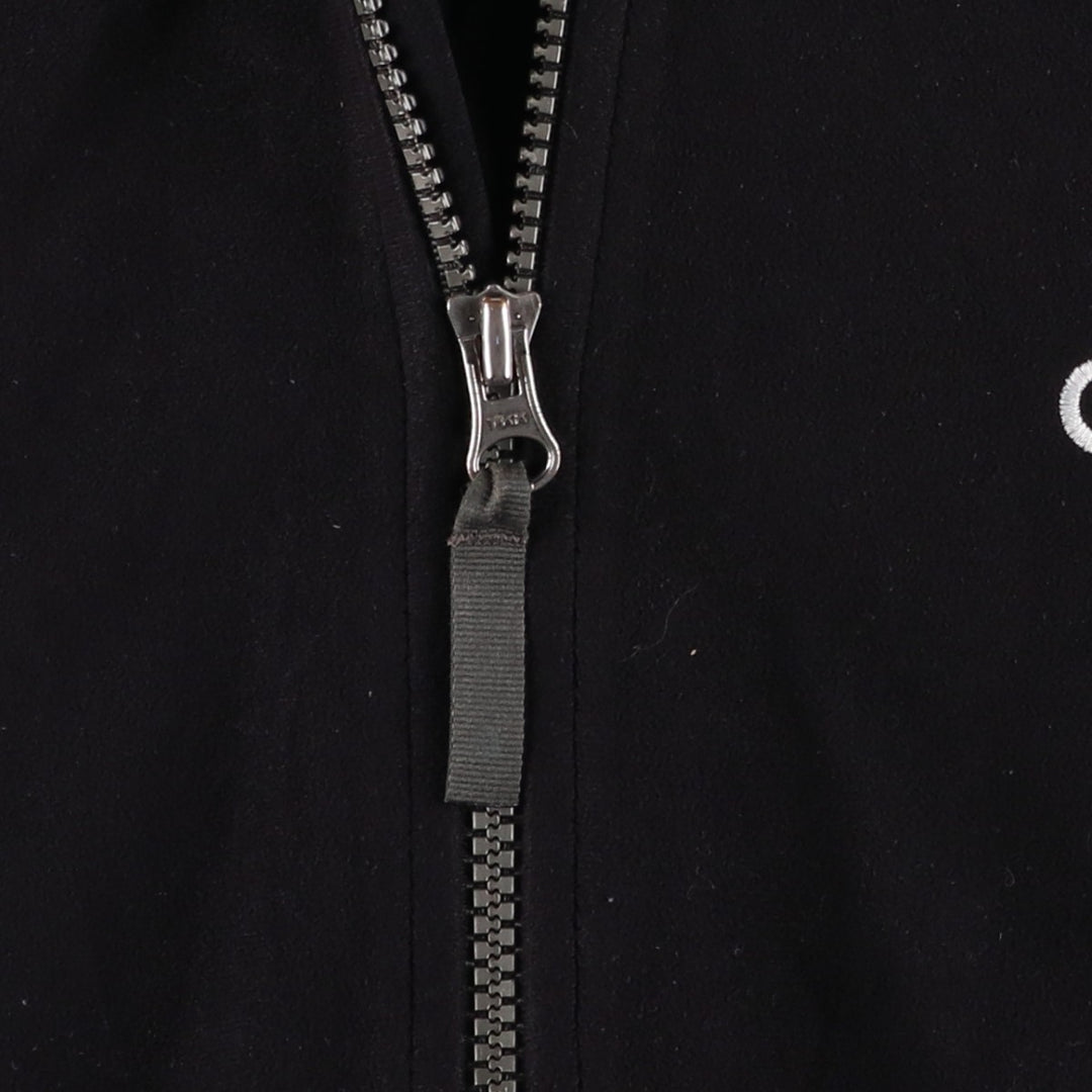 Vintage 90'S adidas Trefoil logo velour jersey track jacket, size M, men's polyester black type Vintage Second Hand