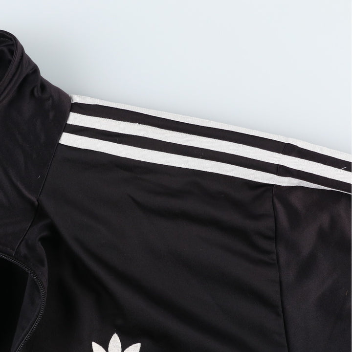 Vintage 90'S adidas Trefoil logo track jacket, men's size small polyester black type Vintage Second Hand