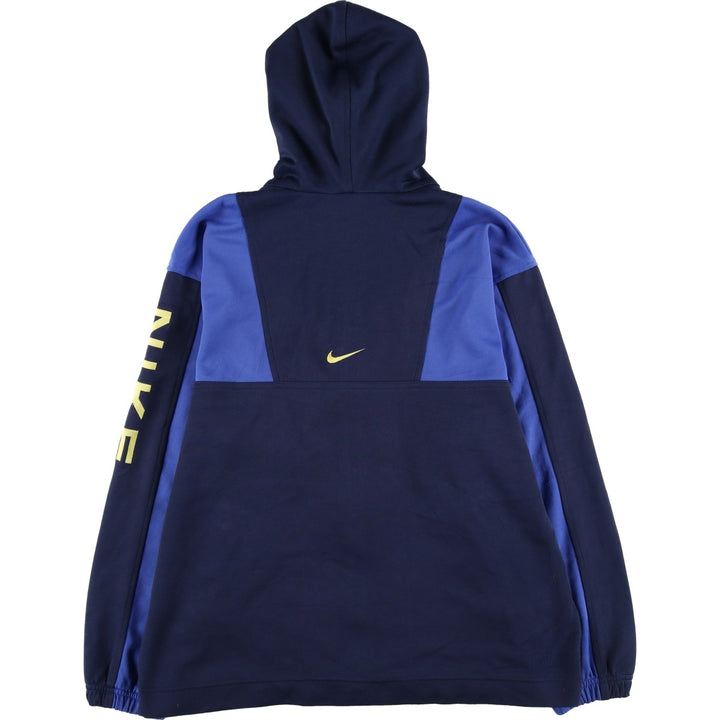 90'S Nike Track Jacket, Men's Medium, Vintage polyester navy blue type Vintage Second Hand
