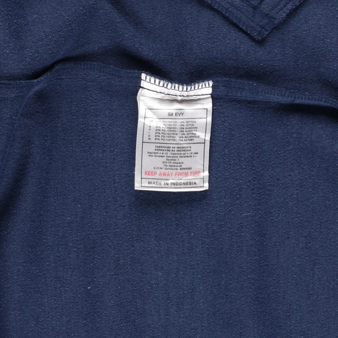 90'S Nike Track Jacket, Men's Medium, Vintage polyester navy blue type Vintage Second Hand