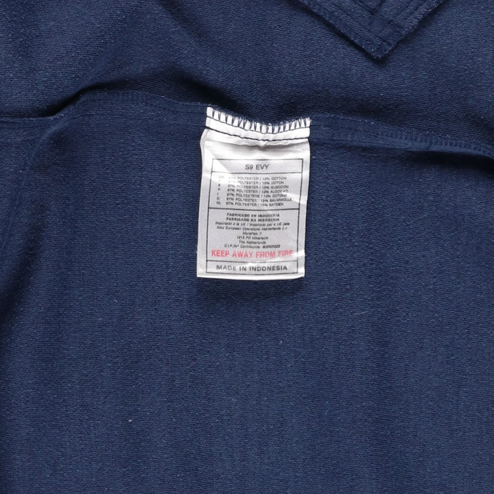 90'S Nike Track Jacket, Men's Medium, Vintage polyester navy blue type Vintage Second Hand