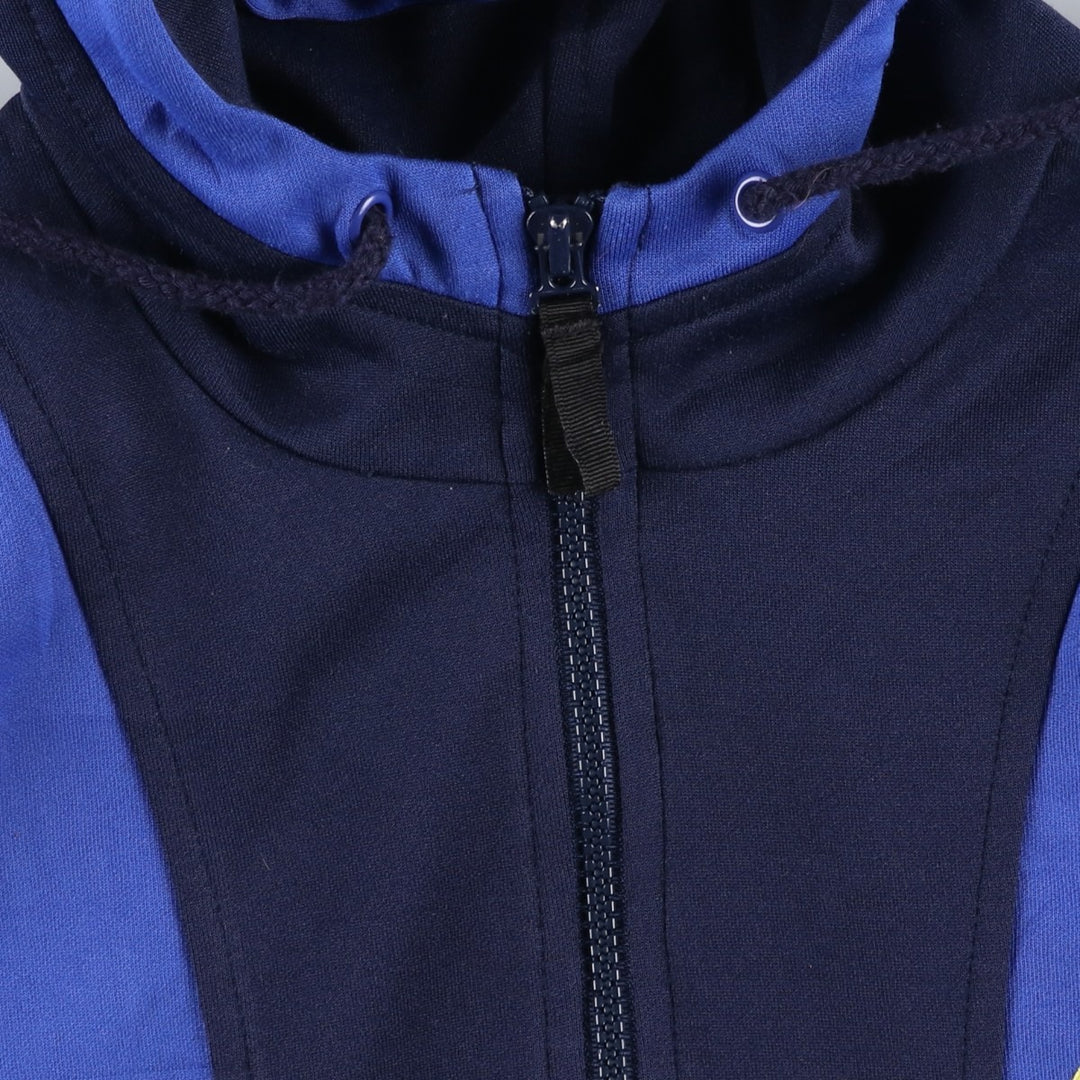 90'S Nike Track Jacket, Men's Medium, Vintage polyester navy blue type Vintage Second Hand