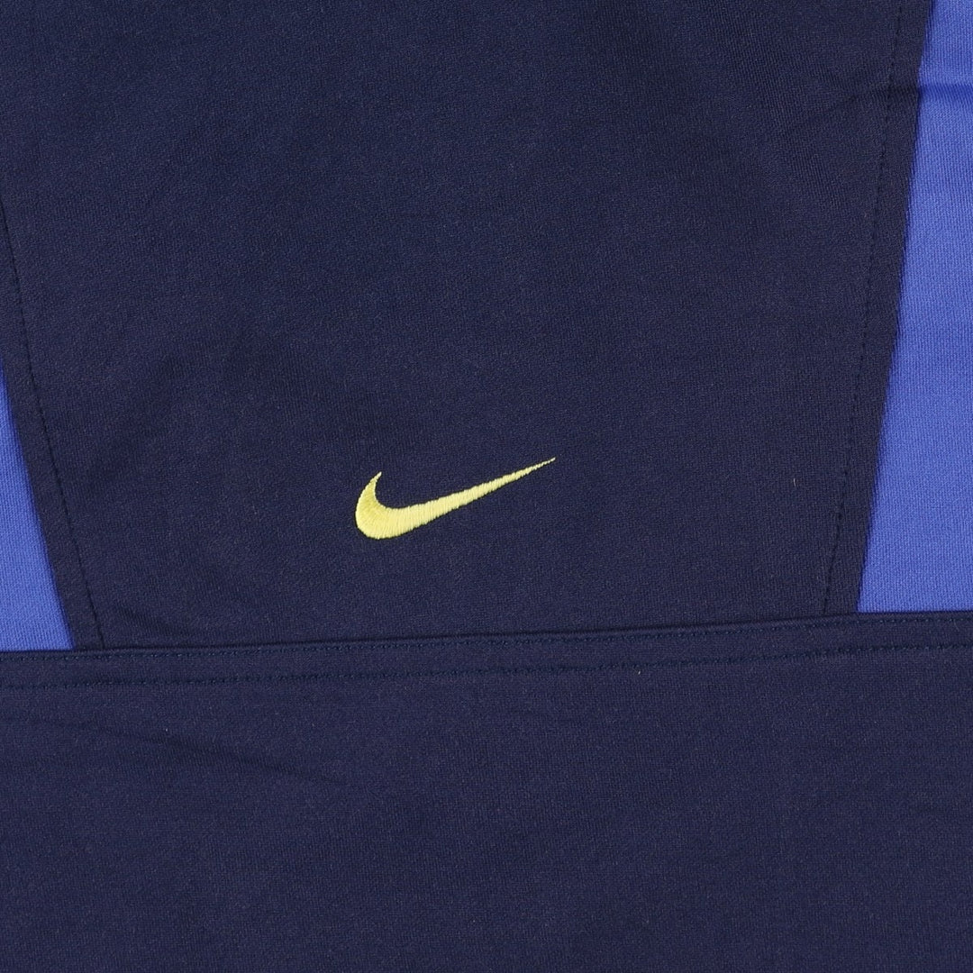 90'S Nike Track Jacket, Men's Medium, Vintage polyester navy blue type Vintage Second Hand