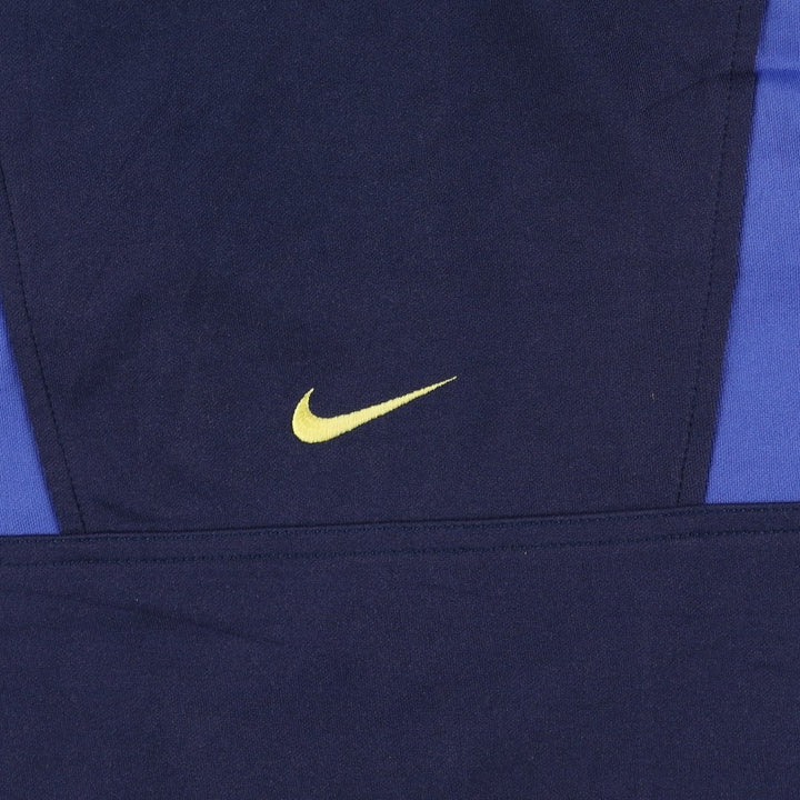 90'S Nike Track Jacket, Men's Medium, Vintage polyester navy blue type Vintage Second Hand