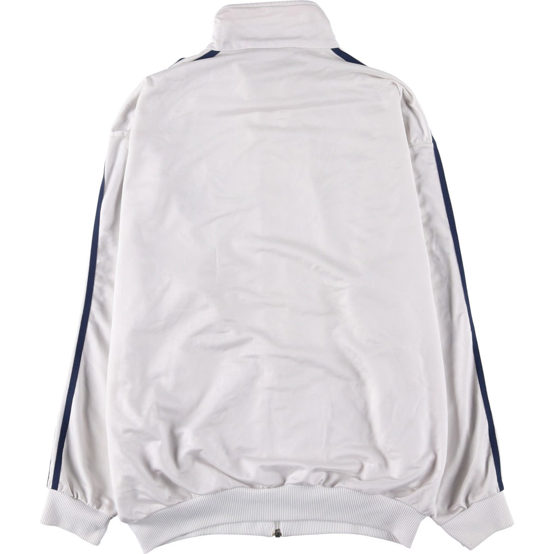Vintage 1980'S adidas Trefoil logo track jacket, men's size M polyester white type Vintage Second Hand