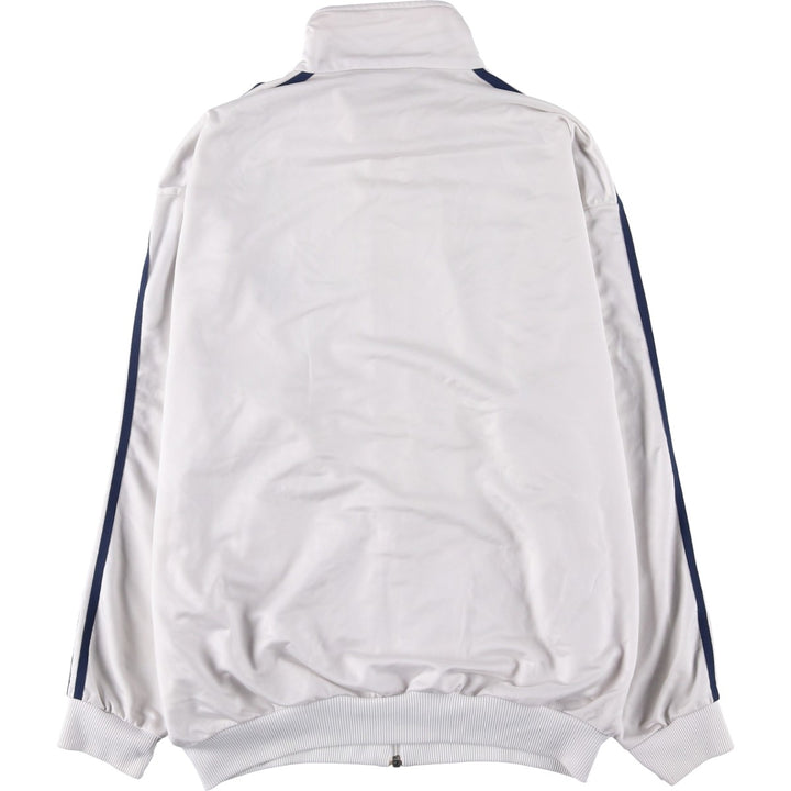 Vintage 1980'S adidas Trefoil logo track jacket, men's size M polyester white type Vintage Second Hand