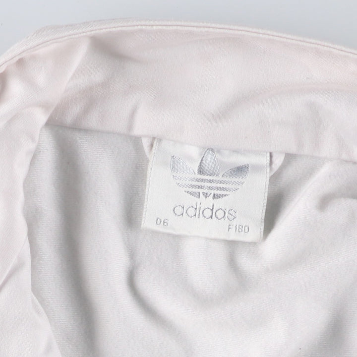 Vintage 1980'S adidas Trefoil logo track jacket, men's size M polyester white type Vintage Second Hand