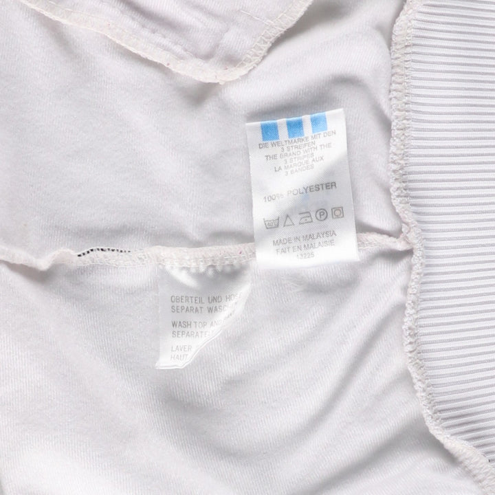 Vintage 1980'S adidas Trefoil logo track jacket, men's size M polyester white type Vintage Second Hand