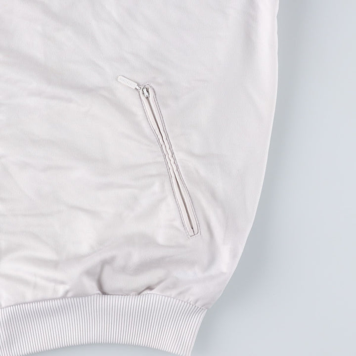 Vintage 1980'S adidas Trefoil logo track jacket, men's size M polyester white type Vintage Second Hand