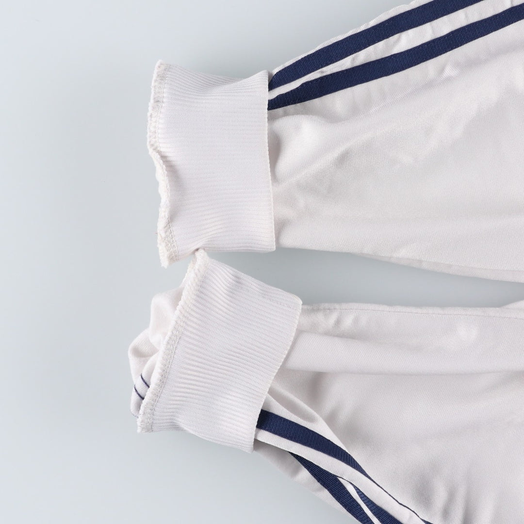 Vintage 1980'S adidas Trefoil logo track jacket, men's size M polyester white type Vintage Second Hand