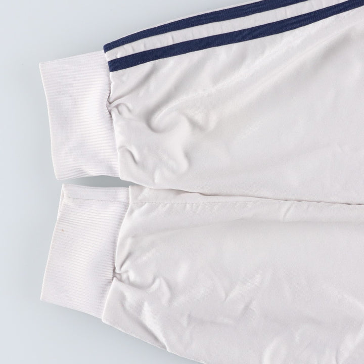 Vintage 1980'S adidas Trefoil logo track jacket, men's size M polyester white type Vintage Second Hand