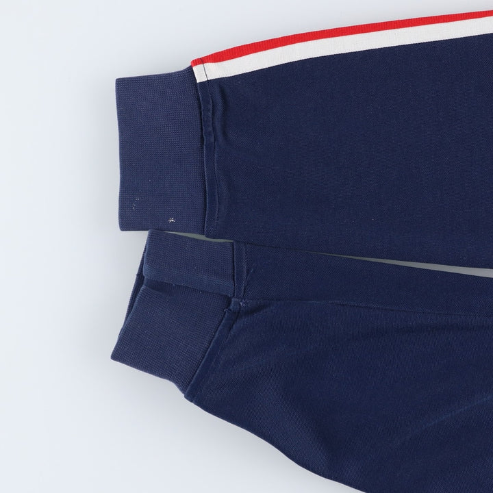 Vintage 1980'S Adidas Trefoil Logo Stripe Pattern France National Team Track Jacket, Men's Size Medium cotton Blue type light blue Vintage Second Hand