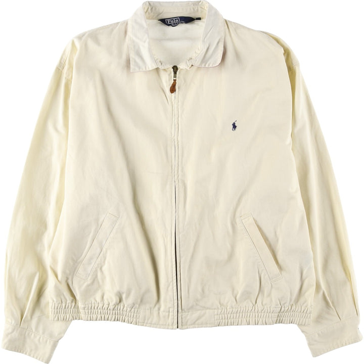 Ralph Lauren POLO by Ralph Lauren Swing Top Sports Jacket Men's XL cotton unbleached Vintage Second Hand