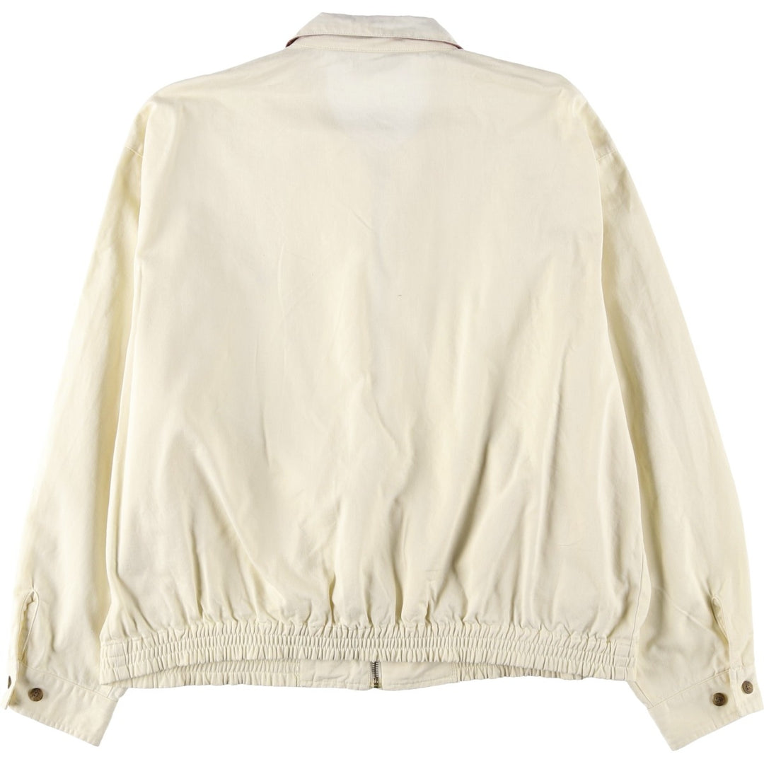 Ralph Lauren POLO by Ralph Lauren Swing Top Sports Jacket Men's XL cotton unbleached Vintage Second Hand