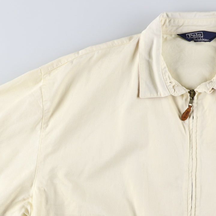 Ralph Lauren POLO by Ralph Lauren Swing Top Sports Jacket Men's XL cotton unbleached Vintage Second Hand