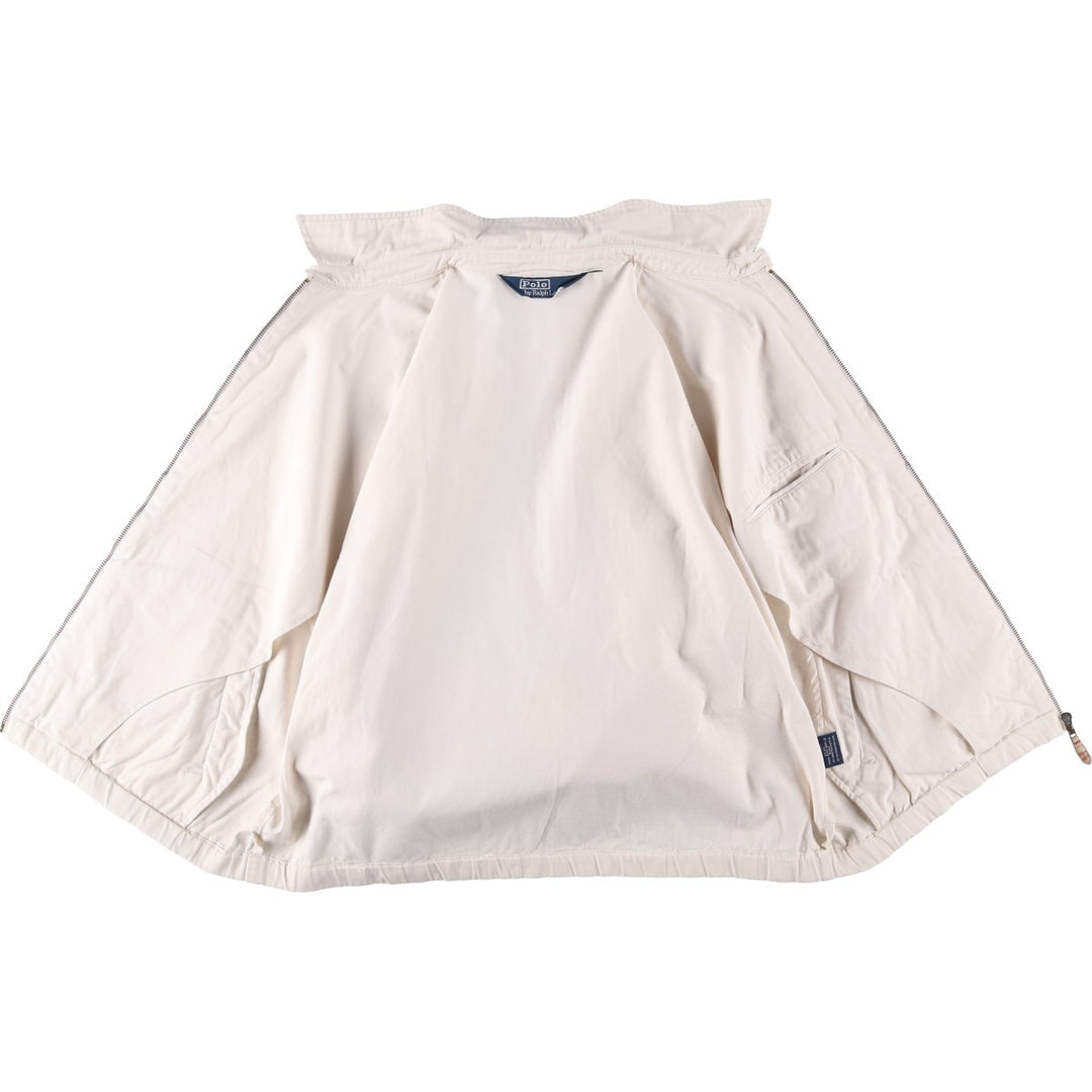 Ralph Lauren POLO by Ralph Lauren Swing Top Sports Jacket Men's L size cotton Beige type Vintage Second Hand