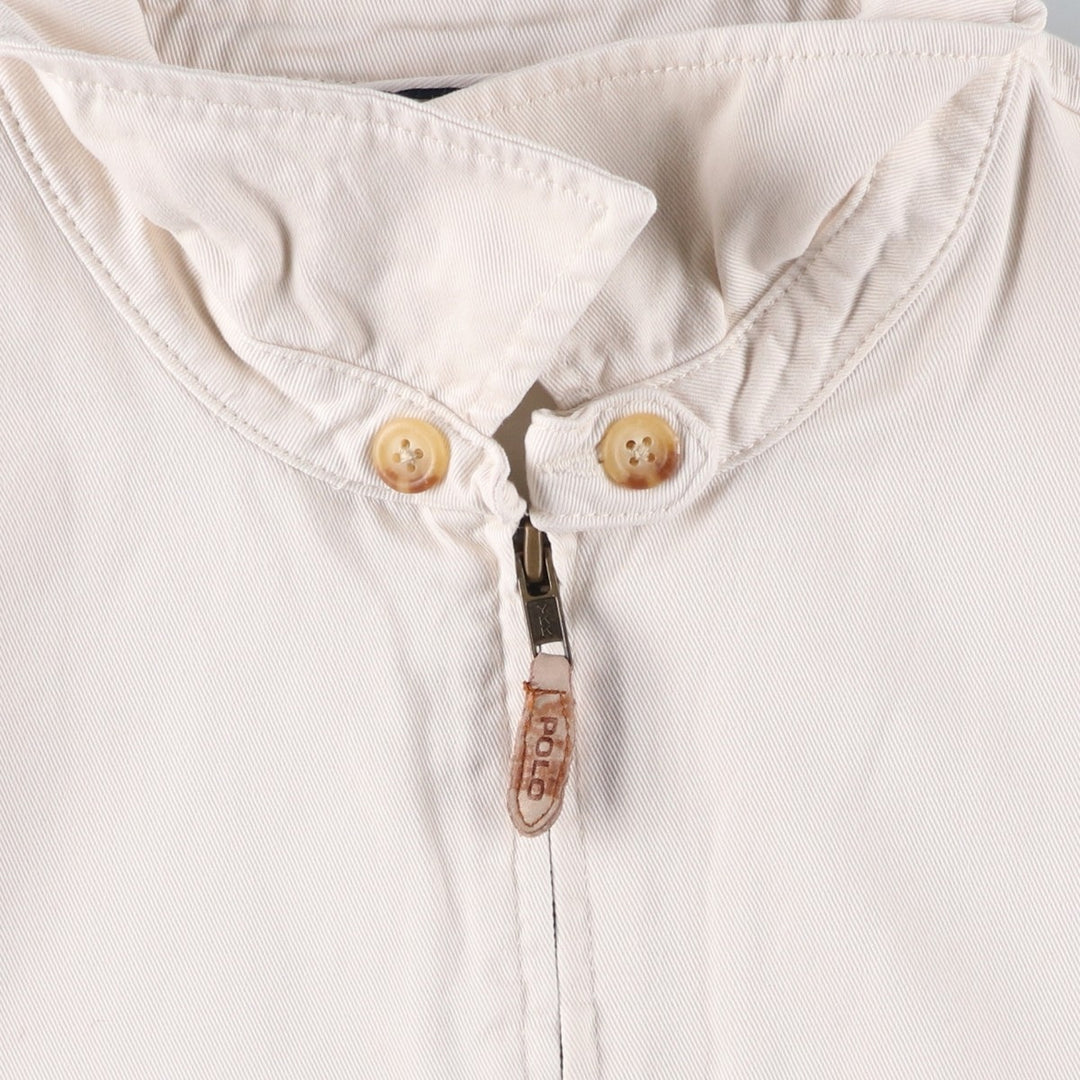 Ralph Lauren POLO by Ralph Lauren Swing Top Sports Jacket Men's L size cotton Beige type Vintage Second Hand