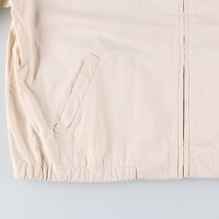 90'S Ralph Lauren POLO by Ralph Lauren Swing Top Sports Jacket Made in USA Men's XL cotton Beige type Vintage Second Hand