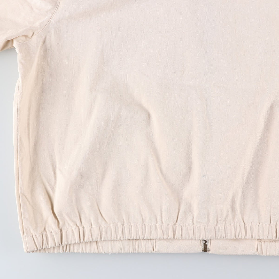 90'S Ralph Lauren POLO by Ralph Lauren Swing Top Sports Jacket Made in USA Men's XL cotton Beige type Vintage Second Hand