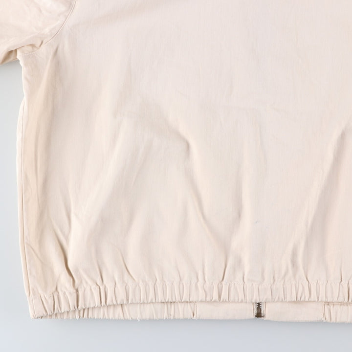 90'S Ralph Lauren POLO by Ralph Lauren Swing Top Sports Jacket Made in USA Men's XL cotton Beige type Vintage Second Hand