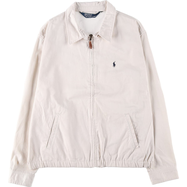 Ralph Lauren POLO by Ralph Lauren Swing Top Sports Jacket Men's XL cotton Beige type Vintage Second Hand