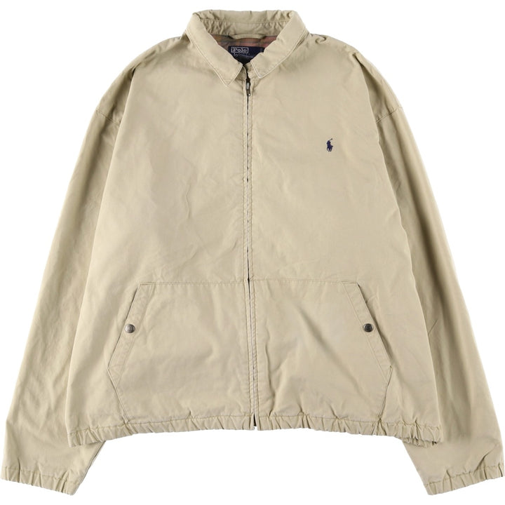 Ralph Lauren POLO by Ralph Lauren Swing Top Sports Jacket Men's XL cotton Beige type Vintage Second Hand