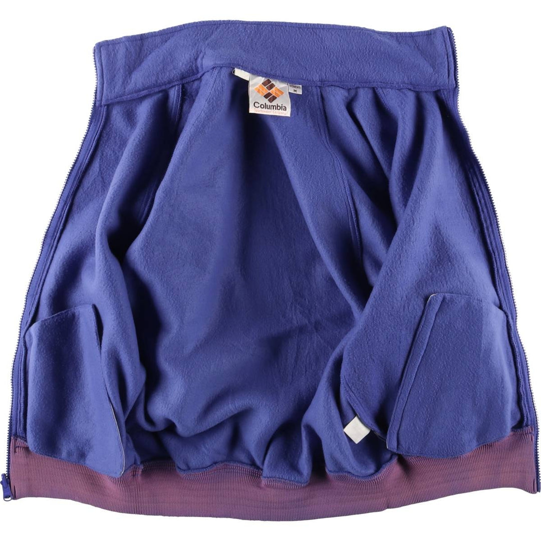 Vintage 1970'S Columbia Yellowstone Tag Fleece Jacket, Women's Size Medium unclear Purple type blue-purple Vintage Second Hand