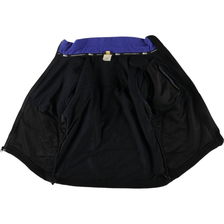 90'S REI Nylon and Fleece Jacket, Women's Size Medium, Vintage polyester Purple type blue-purple Vintage Second Hand