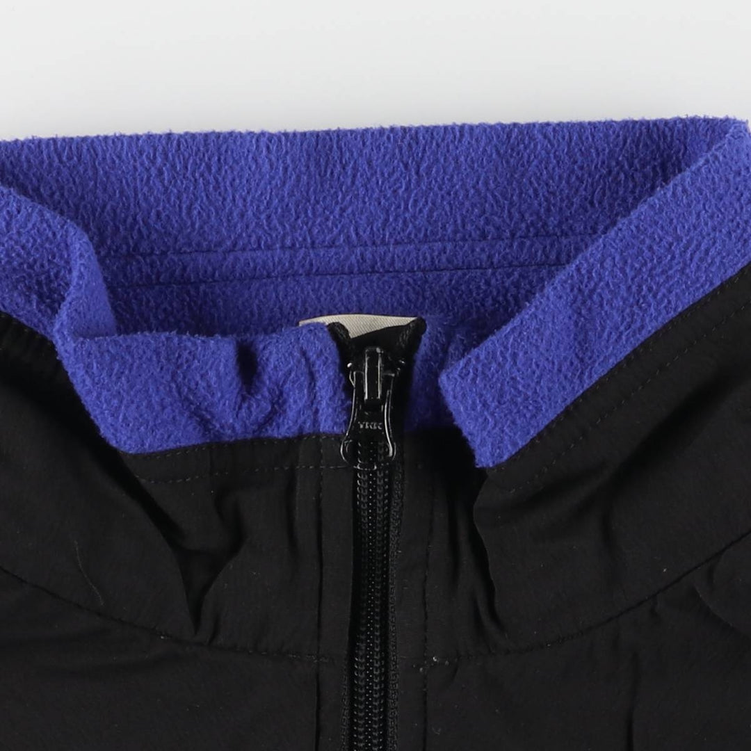 90'S REI Nylon and Fleece Jacket, Women's Size Medium, Vintage polyester Purple type blue-purple Vintage Second Hand