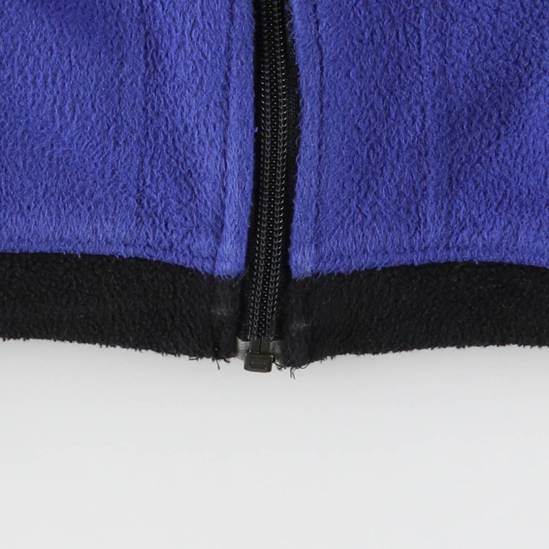 90'S REI Nylon and Fleece Jacket, Women's Size Medium, Vintage polyester Purple type blue-purple Vintage Second Hand