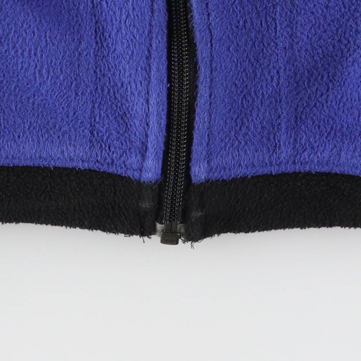 90'S REI Nylon and Fleece Jacket, Women's Size Medium, Vintage polyester Purple type blue-purple Vintage Second Hand