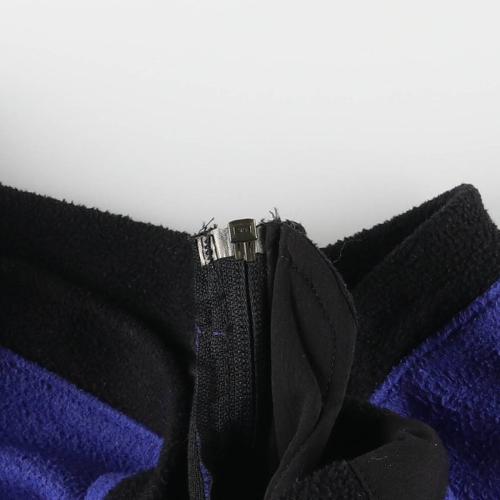 90'S REI Nylon and Fleece Jacket, Women's Size Medium, Vintage polyester Purple type blue-purple Vintage Second Hand