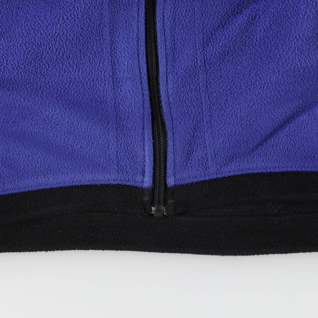 90'S REI Nylon and Fleece Jacket, Women's Size Medium, Vintage polyester Purple type blue-purple Vintage Second Hand