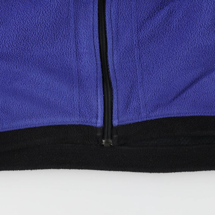 90'S REI Nylon and Fleece Jacket, Women's Size Medium, Vintage polyester Purple type blue-purple Vintage Second Hand