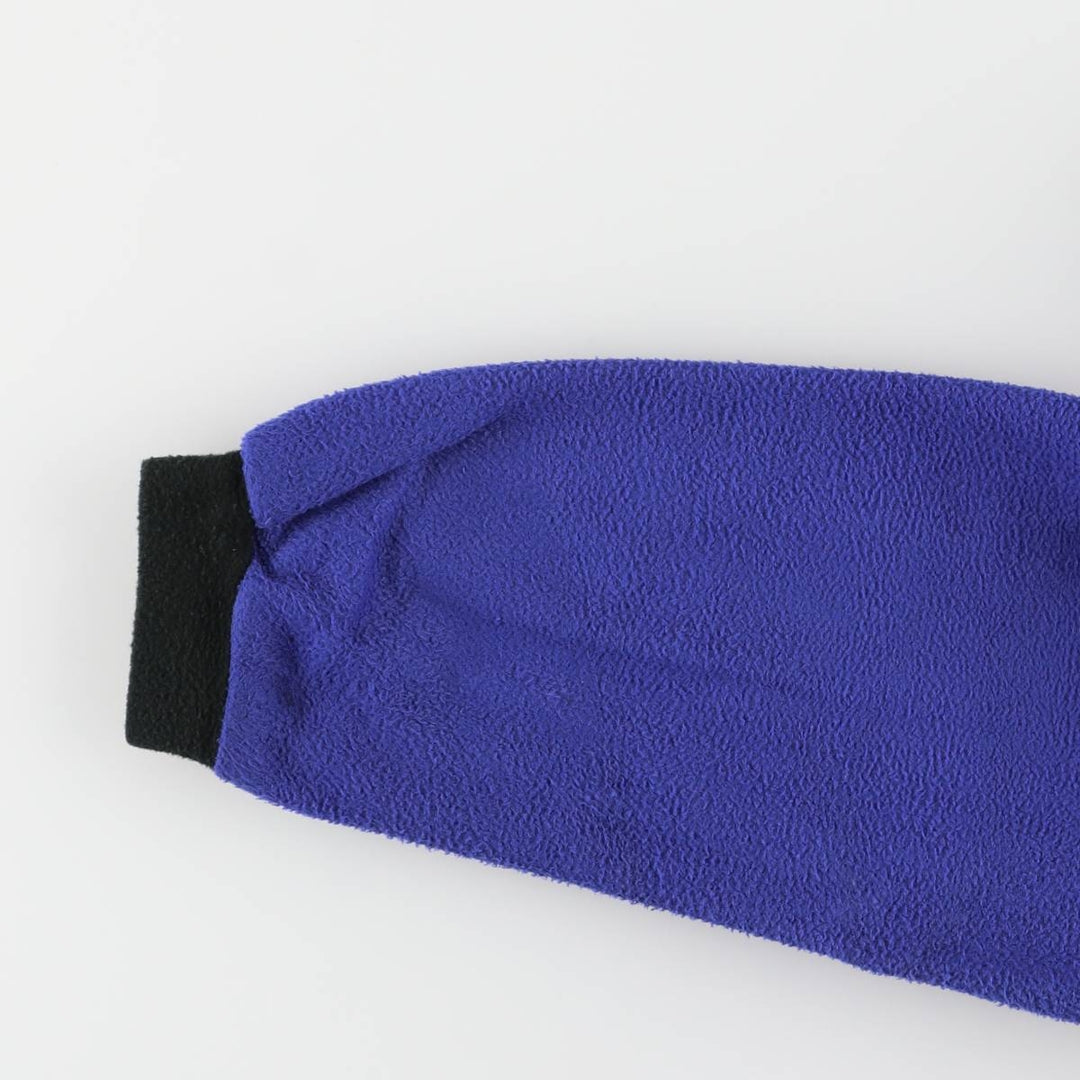 90'S REI Nylon and Fleece Jacket, Women's Size Medium, Vintage polyester Purple type blue-purple Vintage Second Hand
