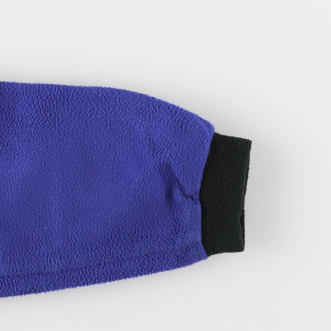 90'S REI Nylon and Fleece Jacket, Women's Size Medium, Vintage polyester Purple type blue-purple Vintage Second Hand