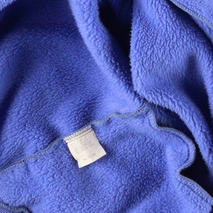 1980'S Patagonia Triangle Tag 25019 Fleece Jacket, Made in USA, Women's Size Medium, Vintage polyester Purple type blue-purple Vintage Second Hand