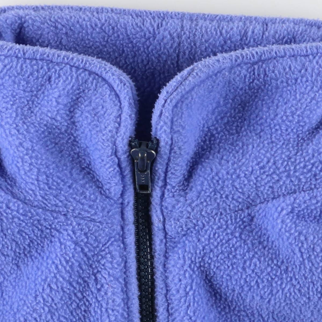 1980'S Patagonia Triangle Tag 25019 Fleece Jacket, Made in USA, Women's Size Medium, Vintage polyester Purple type blue-purple Vintage Second Hand