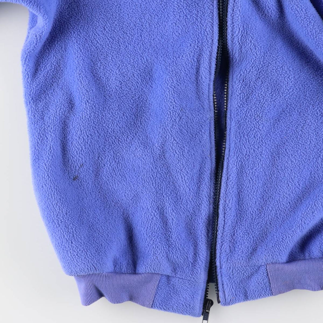 1980'S Patagonia Triangle Tag 25019 Fleece Jacket, Made in USA, Women's Size Medium, Vintage polyester Purple type blue-purple Vintage Second Hand