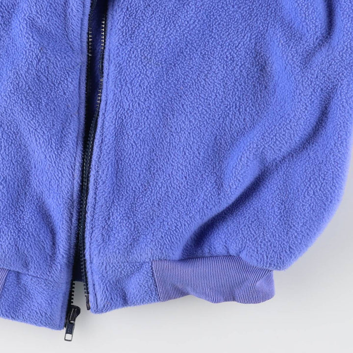 1980'S Patagonia Triangle Tag 25019 Fleece Jacket, Made in USA, Women's Size Medium, Vintage polyester Purple type blue-purple Vintage Second Hand