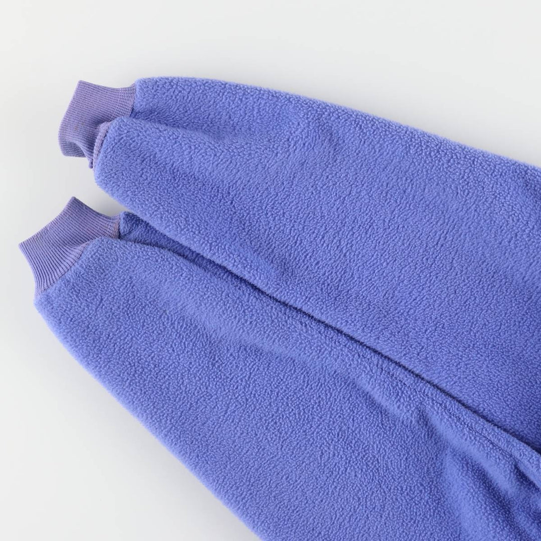 1980'S Patagonia Triangle Tag 25019 Fleece Jacket, Made in USA, Women's Size Medium, Vintage polyester Purple type blue-purple Vintage Second Hand