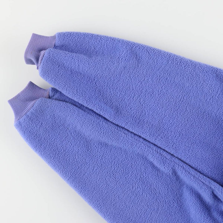 1980'S Patagonia Triangle Tag 25019 Fleece Jacket, Made in USA, Women's Size Medium, Vintage polyester Purple type blue-purple Vintage Second Hand