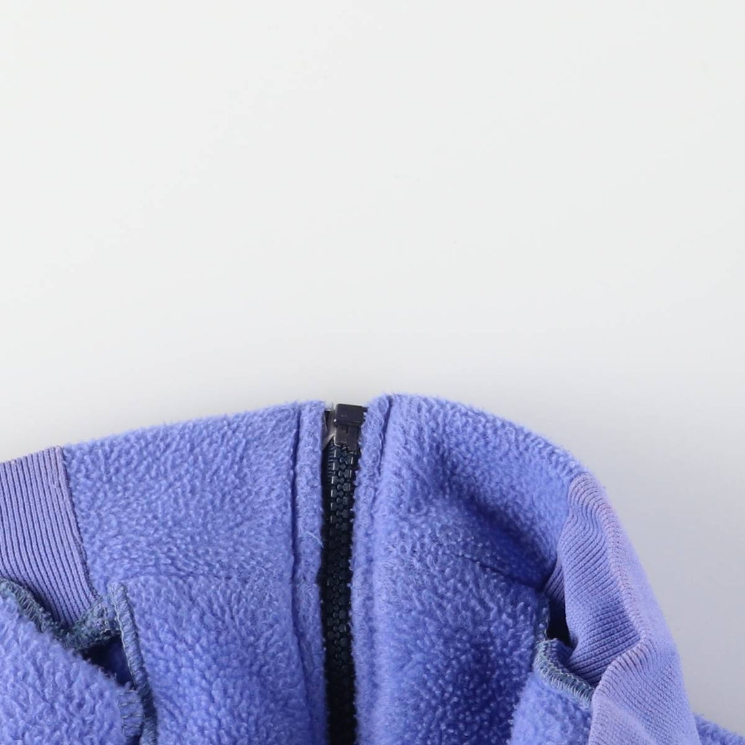 1980'S Patagonia Triangle Tag 25019 Fleece Jacket, Made in USA, Women's Size Medium, Vintage polyester Purple type blue-purple Vintage Second Hand